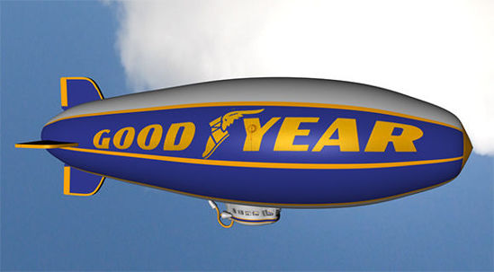 Picture of Goodyear Blimp Model