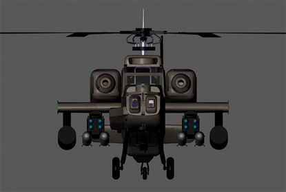Picture of Apache Attack Helicopter Prop