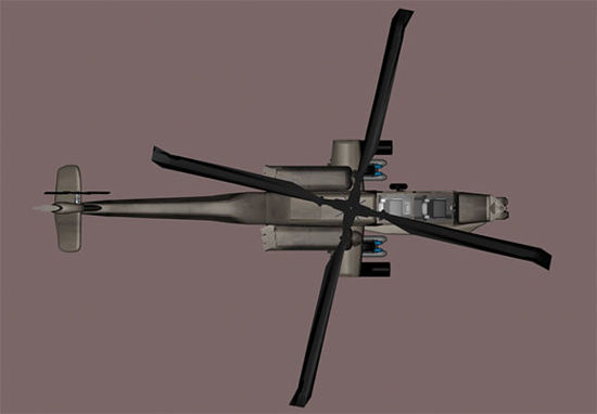 Picture of Apache Attack Helicopter Prop