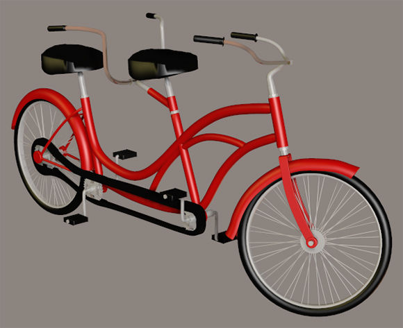 free clipart bicycle built for two