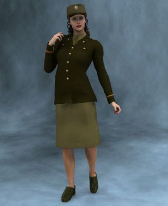 Picture of 40's US Army officer (V3)