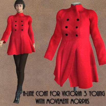 Picture of A-Line coat for Victoria 3-Young