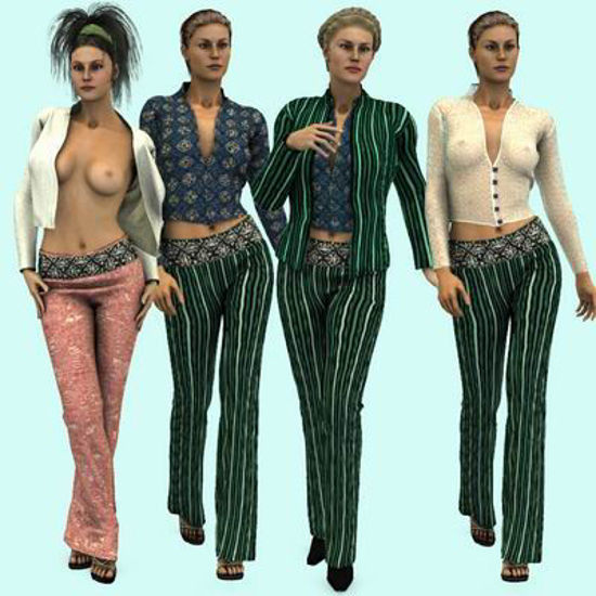 Picture of Conforming Madrid Outfit for Victoria 3 - Poser / DAZ 3D