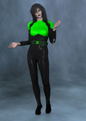 Jade Escada, cat suit and head morph for Vicky 3 - jadeescadawithfantasymorph