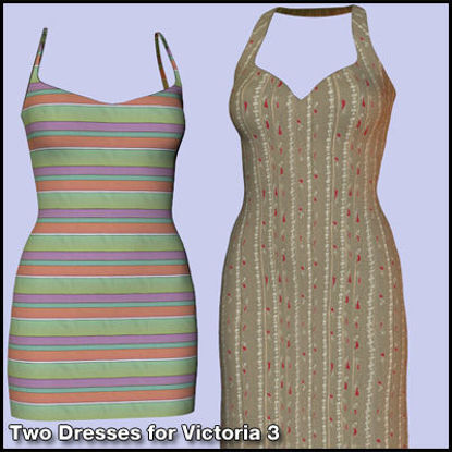 Picture of Two Dresses for DAZ Victoria 3