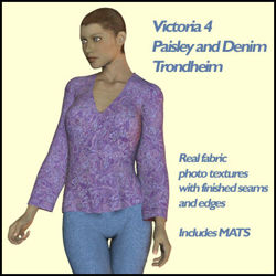 Paisley and Denim Trondheim Outfit for Victoria 4