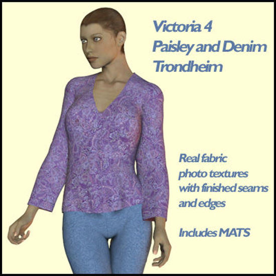Picture of Paisley and Denim Trondheim Outfit for Victoria 4