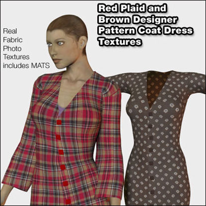 Picture of Two Coat Dress Textures for Victoria 4