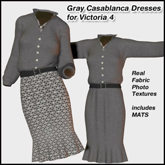 Picture of Gray Casablanca Dresses for Victoria 4