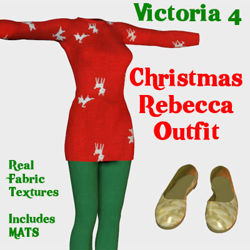Rebecca Christmas Outfit for Victoria 4