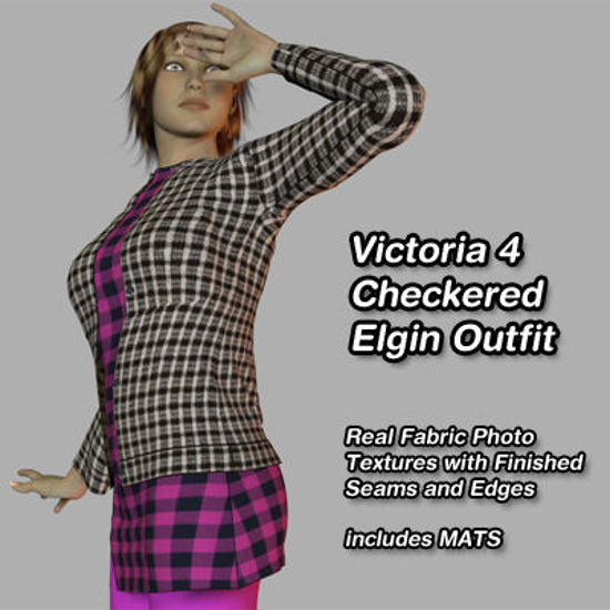 Picture of Checkered Elgin Outfit for Victoria 4