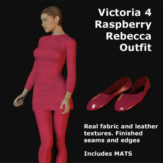 Picture of Victoria 4 Raspberry Rebecca Outfit