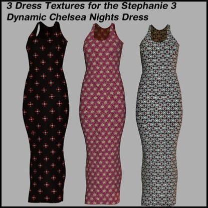 Picture of 3 Dress Textures for the Dynamic Stephanie 4 Chelsea Nights Dress