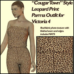 Cougar Town Style Leopard Print Parma Outfit for Victoria 4