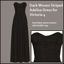 Picture of Dark Woven Striped Adelisa Dress for Victoria 4