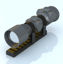 Picture of Modular Weapon Scope - Poser and DAZ Studio Format