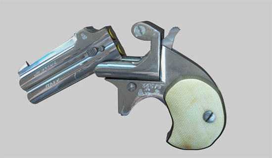 Picture of Derringer Pistol Model with Movements