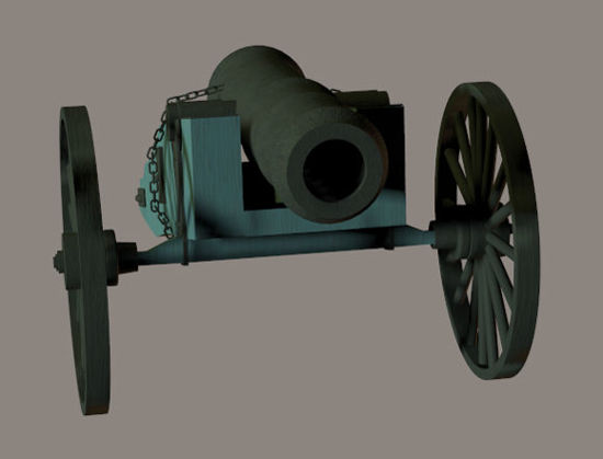 Picture of 1800's Black Powder Field Cannon