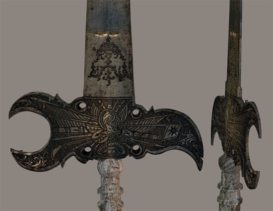 Picture of Halberd Weapon Model - Remapped