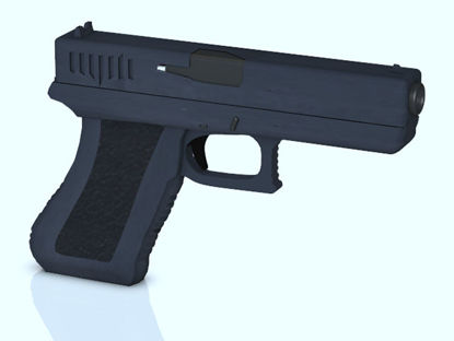 Picture of Glock Style 40 Caliber Pistol Weapon Prop
