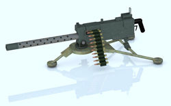 Browning M1919 WWII machine Gun Weapon Prop