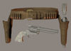 Picture of Old West Six Shooters and Gun Belt - REMAPPED