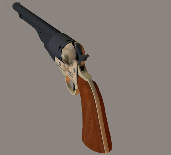 Picture of 1860 Colt Percussion Cap and Ball Pistol Model