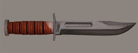Picture of USMC Combat Knife Model