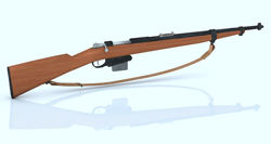 Japanese WWII Infantry Rifle Weapon Model - REMAPPED -1