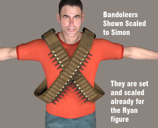 Picture of Ammunition Bandoleer Models