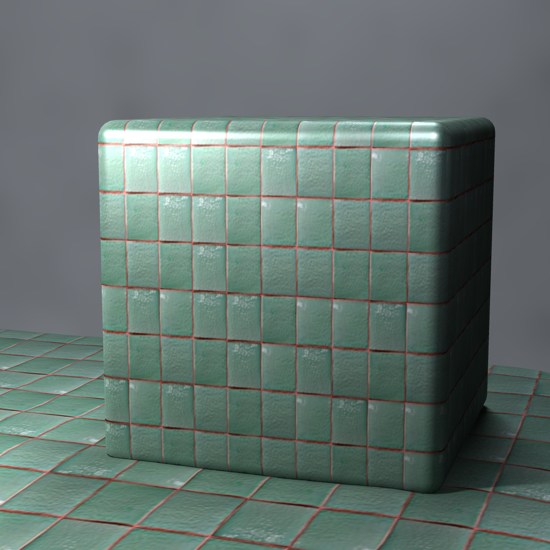 Green Bathroom Tile