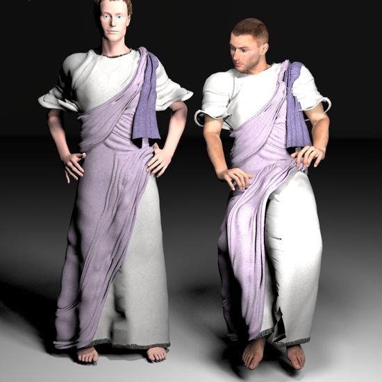 Toga for M3 and M4 rendered in FireFly