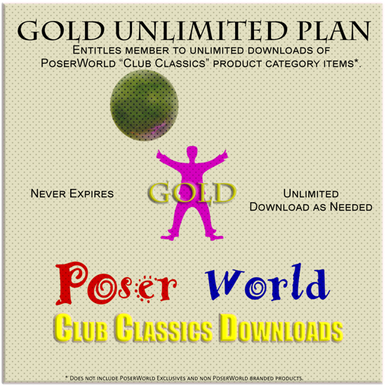 Gold Club Classics Membership - Unlimited Download Plan