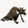 Luangwa giraffe sub-species character from "Giraffa" for Poser Software