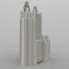 Waldorf Astoria Hotel building prop for Poser Software and DAZ 3D Studio