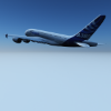 Airbus A380 aircraft object for Vue