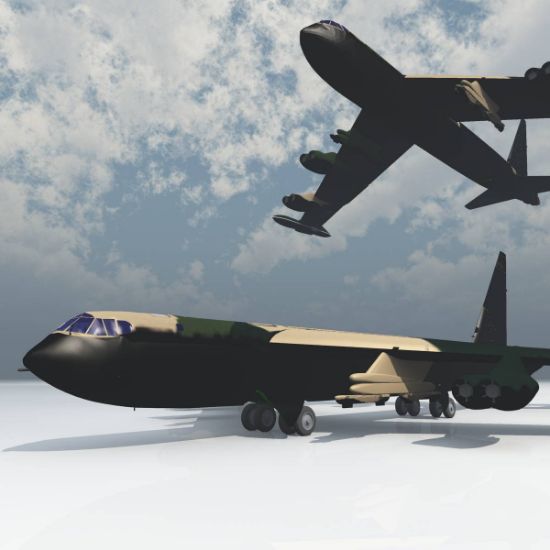 Boeing B-52 Stratofortress bomber aircraft for Vue
